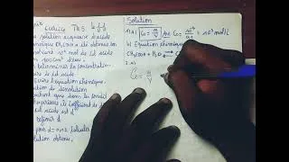 Miniature : exercice corrigé chimie Acide /base