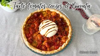 Miniature : Tarte aux tomates cerises et Burrata - délicieuse et super facile