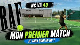 Miniature : Mon PREMIER match de tennis à 43 ans