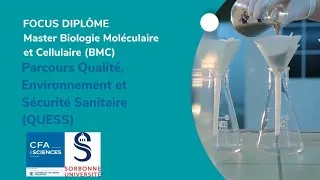 Miniature : Nos formations : Master BMC - Parcours Qualité, Environnement et Sécurité Sanitaire (QUESS)