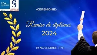 Miniature : Cérémonie de Remise des Diplômes 2024 - CFA des Sciences | CCI Paris IDF