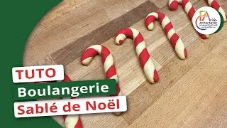 Miniature : TUTO BOULANGERIE : Sablés de Noël en forme de sucre d’orge🎄