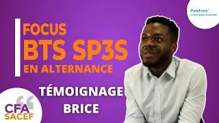 Miniature : Témoignage Brice : apprenti en BTS SP3S en alternance avec Destia