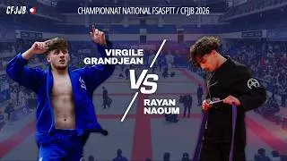 Miniature : Virgile GrandJean vs Rayan Naoum - Championnat National FSASPTT / CFJJB 2026