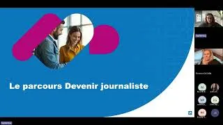Miniature : Replay - Réunion d'information sur le parcours métier Devenir Journaliste - CFPJ