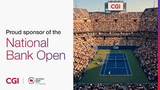 Miniature : CGI at the National Bank Open 2026 | 50 Years. Still Serving.