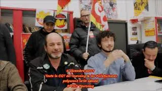 Miniature : 5 décembre  - CGT & GJ préparent à Tourcoing la Saint Gérald, Darmanin...