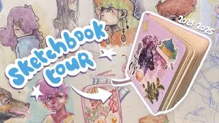 Miniature : mon tout premier SKETCHBOOK TOUR ! 2021-2025 📓🌈⭐