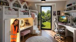 Miniature : J’ai caché une pièce SECRÈTE dans une chambre de 8m²!