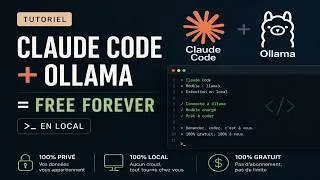 Miniature : Claude Code en LOCAL avec Ollama : Tuto complet (gratuit & illimité)