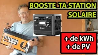 Miniature : Yesss!! +280Ah d’AUTONOMIE : J'ai boosté ma station solaire (Batterie ECO-WORTHY)