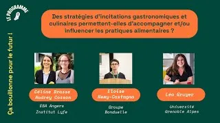 Miniature : Des stratégies d’incitations culinaires permettent-elles d’accompagner les pratiques alimentaires ?