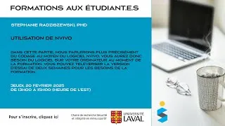 Miniature : Utilisation de NVivo