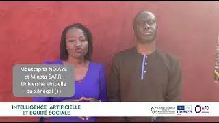 Miniature : Moustapha NDIAYE et Minata SARR, Université virtuelle du Sénégal