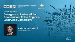 Miniature : WCCS 26 - Keynote - Emergence of Intercellular Cooperation - Abderrazak El Albani