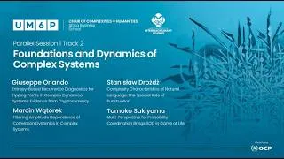 Miniature : WCCS 26 Parallel session 1 - Track 2 : Foundations and Dynamics of Complex Systems