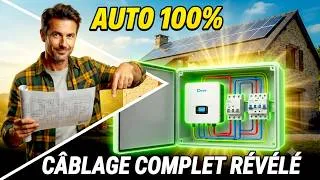 Miniature : 🔋 Mon Système Solaire Deye G05 8kW en AUTO : Le Câblage Révélé ⚡