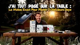Miniature : 📦🔥 J'AI TOUT POSÉ SUR LA TABLE 🃏 : Le Matos Exact 🎯 Pour Piloter 2 Onduleurs Deye ⚡🔋