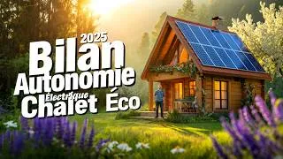Miniature : 📊🌍 Bilan 2025 Autonomie Électrique Chalet Éco 🏡🔋 6670 kWh autoproduits 🌞 0 € de facture EDF 🚫💰💸