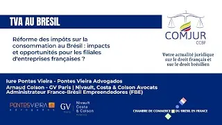 Miniature : Webinaire - TVA au Brésil  - Réforme des impôts sur la consommation