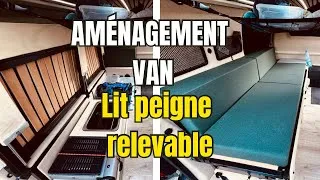 Miniature : Lit peigne métallique pour van aménagé – DIY facile & solide