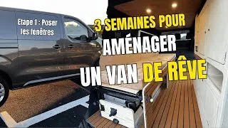 Miniature : 3 semaines pour aménager mon Fourgon Peugeot Expert en Van ! Première étape, la pose de fenêtres.