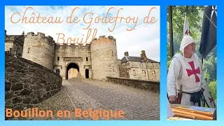 Miniature : Château fort de Godefroy de Bouillon fête médiévale BELGIQUE ville de BOUILLON