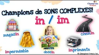 Miniature : Apprendre à lire~Son [ɛ̃] in/im~Read French for Kids~ French Sounds and STORY #learnfrench 🤓
