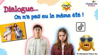 Miniature : Dialogue quotidien I Parler des vacances d’été et de la rentrée scolaire I Everyday French Dialogues