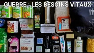 Miniature : Les Besoins Vitaux à en cas de Guerre (alimentation, hygiène, divers)