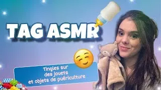 Miniature : ASMR TAG :  FRISSONS Garantis sur les Jouets de mes JUMELLES👯‍♀️