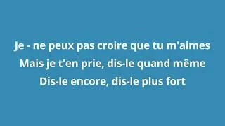 Miniature : Zaho de Sagazan - Dis-moi que tu m'aimes (+ paroles)