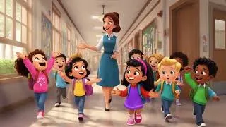 Miniature : La chanson de la maitresse, Chansons pour enfants, je t'aime ma maitresse,avec dessins animés