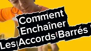 Miniature : Comment ENCHAÎNER Les Accords Guitare (les barrés) ? #guitarist 