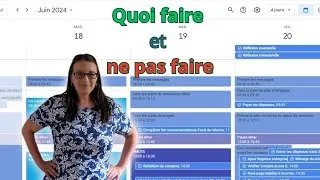 Miniature : Des astuces pour utiliser le time blocking