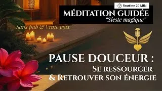 Miniature : Méditation guidée – Sieste magique -  Pause douceur ✨ 20 minutes de relaxation & vitalité retrouvée