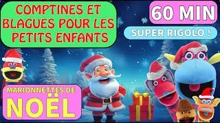 Miniature : NOËL 1 HEURE des meilleures COMPTINES et SKETCHS pour les enfants et bébés du père Noël - Chantinou