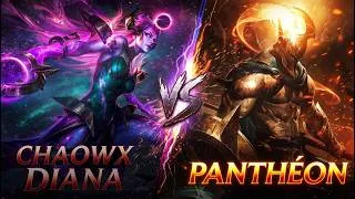 Miniature : Diana VS Pantheon ➜ Matchup compliqué mais je carry (MASTER)