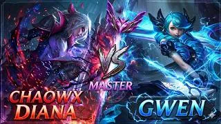 Miniature : DIANA vs GWEN en MASTER : 12 CS/MIN et 10/0… le stomp parfait