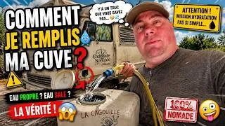 Miniature : Remplir sa cuve d'eau en camping-car : mon astuce (et mes galères) ! 🚐💦  #PeugeotJ5 #Nomade  #nomade