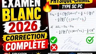 Miniature : 📚 Préparation National 2026 : Correction Examen Blanc Physique-Chimie