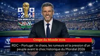 Miniature : RDC en Coupe du Monde 2026 : entre chaos, rumeurs et rêve historique face au Portugal
