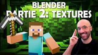Miniature : Tuto Blender: Crée ton premier personnage Minecraft avec Blender - Partie 2, Texturing