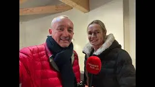 Miniature : Sandrine Bonnaire de passage dans le Jura 