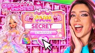 Miniature : JE Donne TOUS les CODES SECRETS de Dress To Impress !