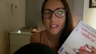 Miniature : ASMR FR - VIDEO LITTERAIRE 📚👩🏻‍🏫Je vous parle de quelques bouquins en soft spoken