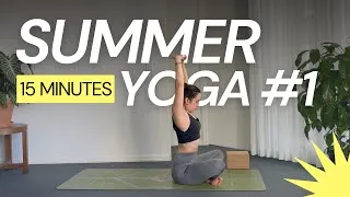 Miniature : 15MIN YOGA DOUX ✹ Relâche les tensions de tes épaules & ton cou ✹ SUMMER YOGA #1
