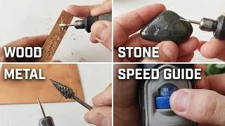 Miniature : Dremel Speed Guide: Wood, Metal & Stone (Bits Explained)