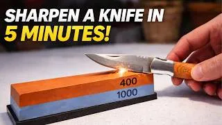 Miniature : How to Sharpen a Knife in 5 Minutes (ASMR Tutorial)