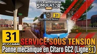 Miniature : City Transport Simulator 2026: Service sous TENSION Panne mécanique en Citaro GC2 (Ligne 31) 🚌